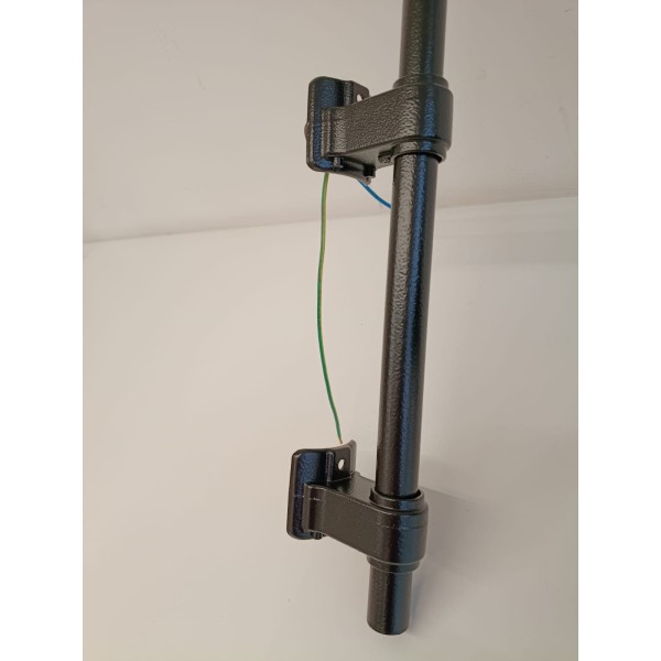 Lampe sur pied Lanzini 32500 en métal noir moderne avec douille E27 100W